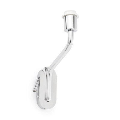 Luminosa Lighting Luminosa Eterna 1 Light Indoor Wall Reading Light Chrome  - Shade Not Included, E27 - image 1