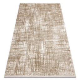 RugsX Modern Carpet Duke A0357 Beige - Vintage, Structured, Very Soft, Fring  140X190 Cm - thumbnail 4