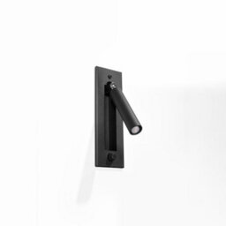 Luminosa Lighting Luminosa Enif Reading Light Folding Wall Lamp Black G9