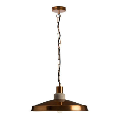 Orsina Copper Finish And Aluminum Pendant Light, Ceiling Light, Easy To Install Ceiling Pendant - image 1