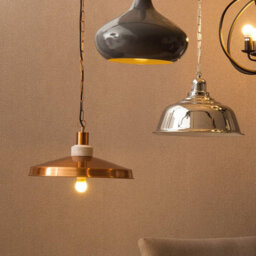 Orsina Copper Finish And Aluminum Pendant Light, Ceiling Light, Easy To Install Ceiling Pendant - thumbnail 3