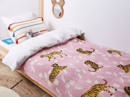 Beliani Blanket Nerai Cotton 130 X 170 Cm Multicolour - thumbnail 2