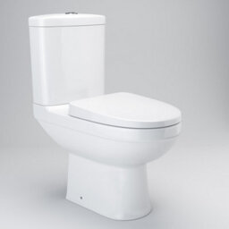 Ibathuk 1700 mm Straight Shower Bath Gloss White Vanity Unit Close Coupled Toilet Wc Bathroom Furniture - thumbnail 5