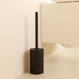 Cosmic Toilet Brush, Free-Standing, Matt Black, Architect S+ Collection - thumbnail 2