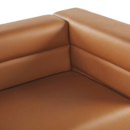 Beliani Sofa 3 Seater Granna Faux Leather Brown - thumbnail 7