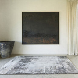Galleria 063-0843-9293 Black Silver Abstract 11mm Thick Modern Luxurious Rug For Bedroom Living Room By Mastercraft-120Cm X 170Cm - thumbnail 2