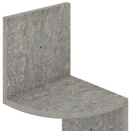 Berkfield Wall Corner Shelf Concrete Grey 19X19X123 Cm Engineered Wood - thumbnail 6