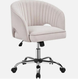Comfy Desk Chair Adjustable Swivel Office Chair Vanity Chair For Home Office
