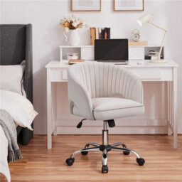 Comfy Desk Chair Adjustable Swivel Office Chair Vanity Chair For Home Office - thumbnail 5