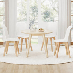 Armless Kitchen Chairs White Modern Dining Chairs Set Of 2 - thumbnail 3