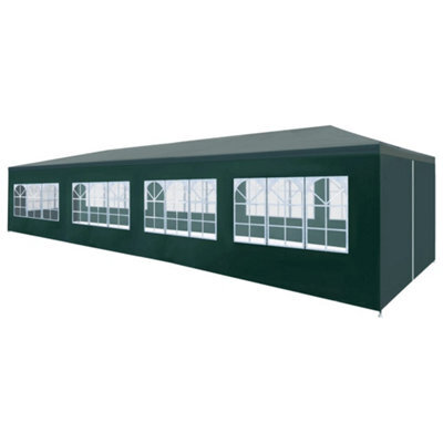 Walplus Party Tent Garden Gazebo Canopy 3X12 M Green - image 1
