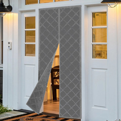 34X82 Inch Magnetic Thermal Insulated Door Curtain Room Divider - image 1