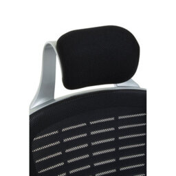 Orsina Comfortable Black And Silver Home Office Chair, Ergonomic Work From Home Chair, Movable Ergonomic Chair - thumbnail 6