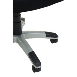 Orsina Comfortable Black And Silver Home Office Chair, Ergonomic Work From Home Chair, Movable Ergonomic Chair - thumbnail 8
