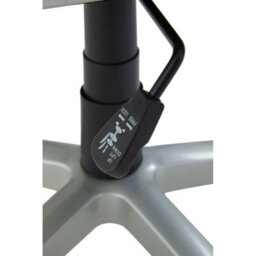 Orsina Comfortable Black And Silver Home Office Chair, Ergonomic Work From Home Chair, Movable Ergonomic Chair - thumbnail 9