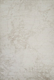 Perla Modern Abstract Linear Living Room Area Rug Metallic Sheen Contemporary Hallway Runner Molten-Beige 160X230 Cm - thumbnail 6