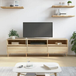 Vidaxl Tv Cabinet Sonoma Oak 150X30X44.5 Cm Engineered Wood - thumbnail 1