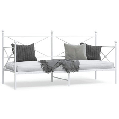 Berkfield Day Bed Without Mattress White 80X200 Cm Steel