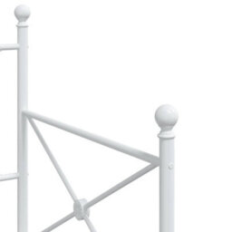 Berkfield Day Bed Without Mattress White 80X200 Cm Steel - thumbnail 8