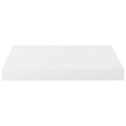 Berkfield Floating Wall Shelves 4 Pcs High Gloss White 40X23X3.8 Cm Mdf - thumbnail 5