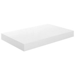Berkfield Floating Wall Shelves 4 Pcs High Gloss White 40X23X3.8 Cm Mdf - thumbnail 4