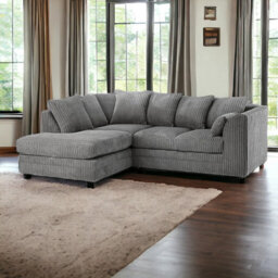 BlissFurniture Ltd Jumbo Cord Scatter Back 4-Seater Left Hand Facing Corner Sofa - thumbnail 4