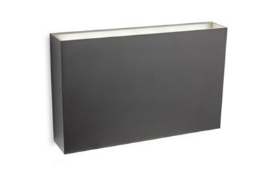Luminosa Lighting Luminosa Midas Outdoor Integrated Led Up Down Light Graphite Ip65