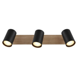 Luminosa Lighting Luminosa Linca Ceiling Spotlight Bar Matt Black 3X Gu10 - thumbnail 4