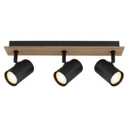 Luminosa Lighting Luminosa Linca Ceiling Spotlight Bar Matt Black 3X Gu10 - thumbnail 3