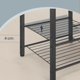 LEDREM Hall Tree With Bench And Shoe Storage, Hallway Coat Rack With Shoe Bench And 5 Storage Shelves, 9 Coat Hooks And 6 Side Hooks - thumbnail 4