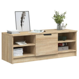Berkfield Classic Tv Cabinet Sonoma Oak 102X35.5X36.5 Cm Engineered Wood - thumbnail 4