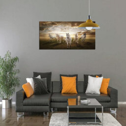 Ledsone Industrial Style Pendant Light Yellow And Chrome Ceiling Light With Shade - thumbnail 4