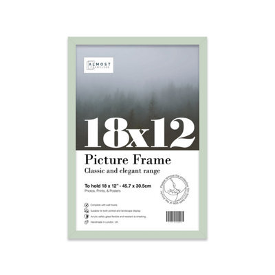 18X12 Mint Green Picture Frame (45.7 X 30.5Cm) Poster, Photo, Artwork, Gallery Wall Or Print - image 1