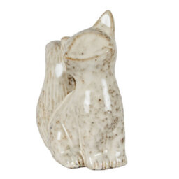 Alora Ceramic Fox Looking Right Sculptural Woodland Animal Figure - thumbnail 2