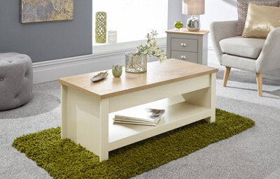 Gfw Lancaster Lift Up Coffee Table Cream - image 1