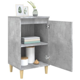 Berkfield Classic Bedside Cabinets 2 Pcs Concrete Grey 40X35X70 Cm Engineered Wood - thumbnail 4