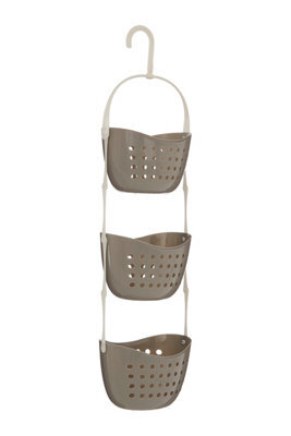 Orsina Dara 3 Tier Grey Shower Caddy - image 1