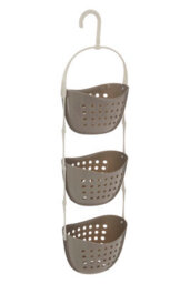 Orsina Dara 3 Tier Grey Shower Caddy - thumbnail 2
