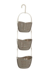 Orsina Dara 3 Tier Grey Shower Caddy - thumbnail 1