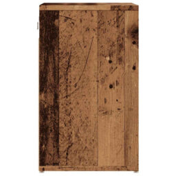 Berkfield Stylish Shoe Cabinet Old Wood 52X30X50 Cm - thumbnail 5