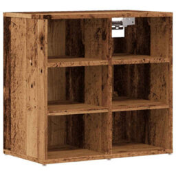 Berkfield Stylish Shoe Cabinet Old Wood 52X30X50 Cm - thumbnail 1