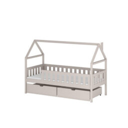 Arte Cashmere Wooden Single Bed Domi W198Cm - Modern Safety Bed In A Soft, Stylish Finish - thumbnail 2