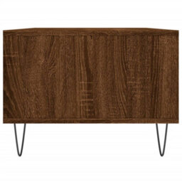 Berkfield Modern Coffee Table Brown Oak 90X50X36.5 Cm Engineered Wood - thumbnail 7