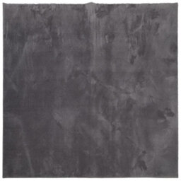 Berkfield Rug Huarte Short Pile Soft And Washable Anthracite 120X120 Cm - thumbnail 2