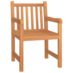 Berkfield 5 Piece Garden Dining Set Solid Wood Teak - thumbnail 5