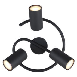 Luminosa Lighting Luminosa Allvi Ceiling Spotlight Clusters Matt Black 3X Gu10 - thumbnail 3