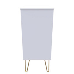 Honshu 4 Drawer Chest Of Drawers In White Matt (Ready Assembled) - thumbnail 2