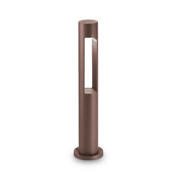 Ideal Lux Luminosa Acqua Outdoor Bollard Lamp 1 Light Coffee Ip44, G9