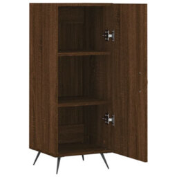 Berkfield Sideboard Brown Oak 34.5X34X90 Cm Engineered Wood - thumbnail 5