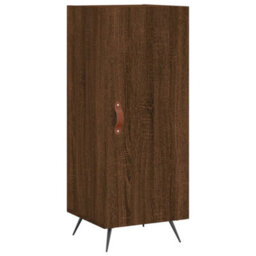 Berkfield Sideboard Brown Oak 34.5X34X90 Cm Engineered Wood - thumbnail 2